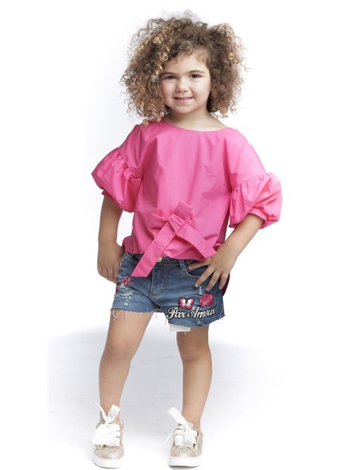Shorts con sticker fucsia FUN & FUN | FNBSO3095UN
